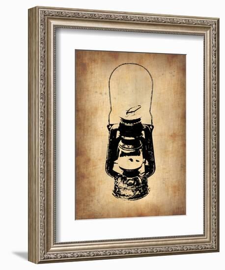 Vintage Lamp 3-NaxArt-Framed Art Print