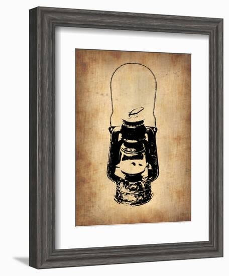 Vintage Lamp 3-NaxArt-Framed Art Print