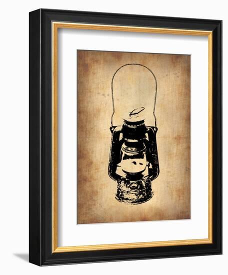 Vintage Lamp 3-NaxArt-Framed Art Print