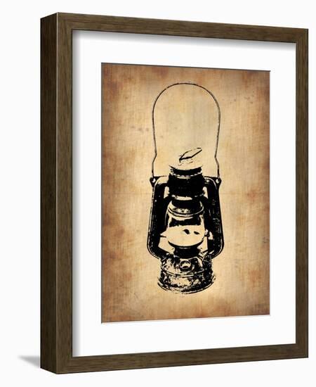 Vintage Lamp 3-NaxArt-Framed Art Print