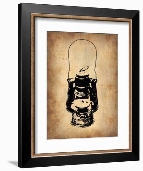 Vintage Lamp 3-NaxArt-Framed Art Print