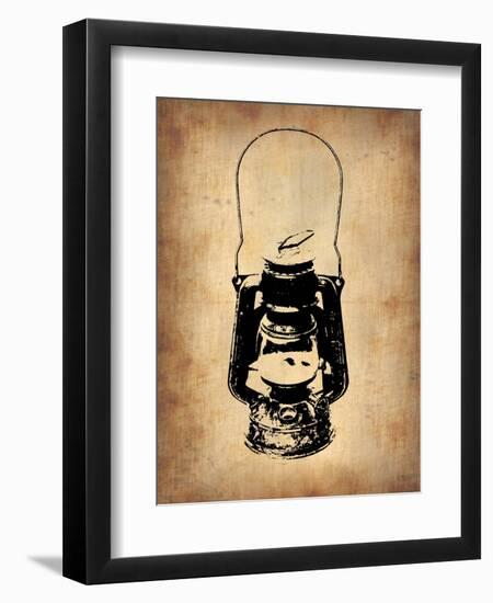 Vintage Lamp 3-NaxArt-Framed Art Print