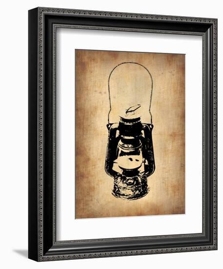 Vintage Lamp 3-NaxArt-Framed Art Print
