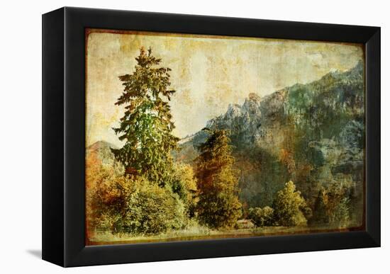 Vintage Landscape-Maugli-l-Framed Stretched Canvas