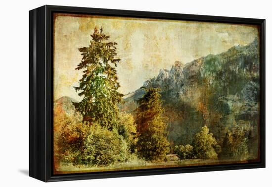 Vintage Landscape-Maugli-l-Framed Stretched Canvas