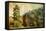 Vintage Landscape-Maugli-l-Framed Stretched Canvas