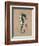 Vintage Linen Seahorse-Regina-Andrew Design-Framed Art Print