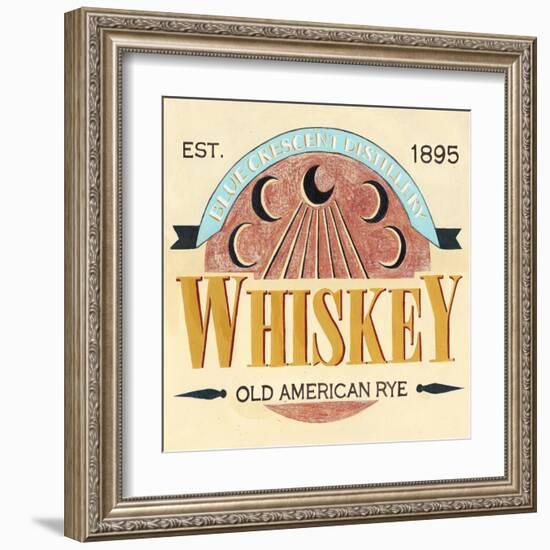 Vintage Liquor Label III-Grace Popp-Framed Art Print