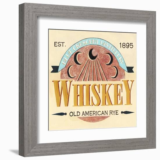 Vintage Liquor Label III-Grace Popp-Framed Art Print