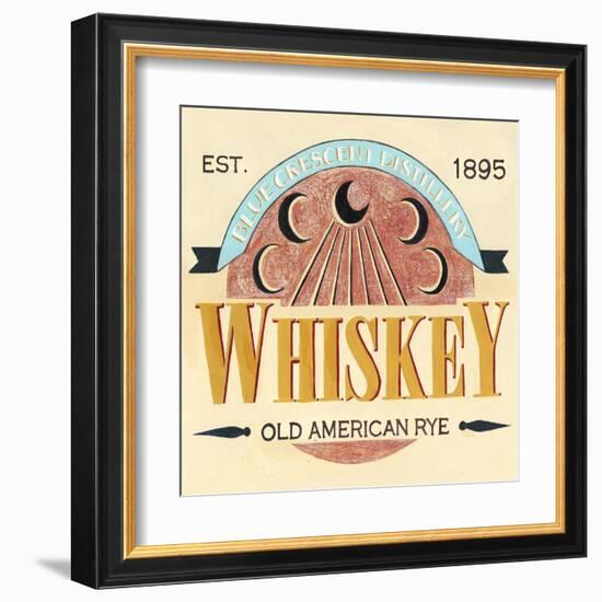 Vintage Liquor Label III-Grace Popp-Framed Art Print