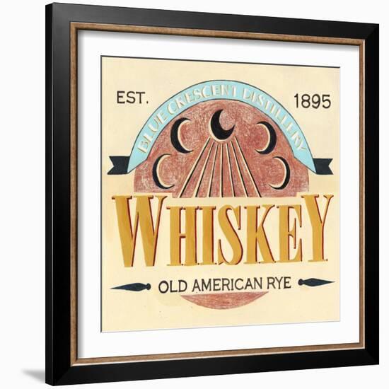 Vintage Liquor Label III-Grace Popp-Framed Art Print