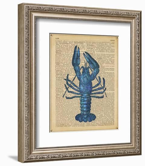 Vintage Lobster-Sparx Studio-Framed Art Print