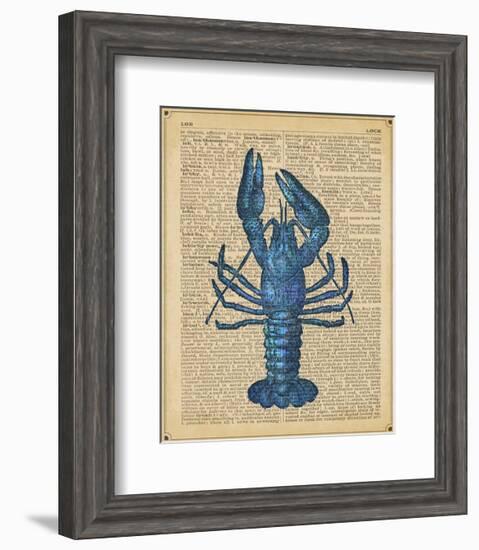 Vintage Lobster-Sparx Studio-Framed Art Print