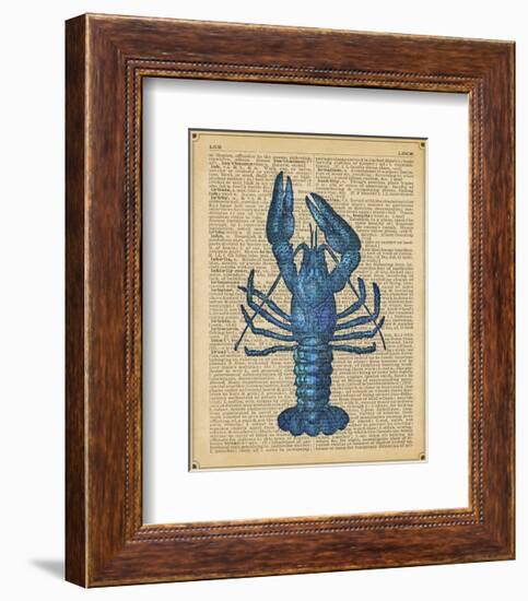 Vintage Lobster-Sparx Studio-Framed Art Print