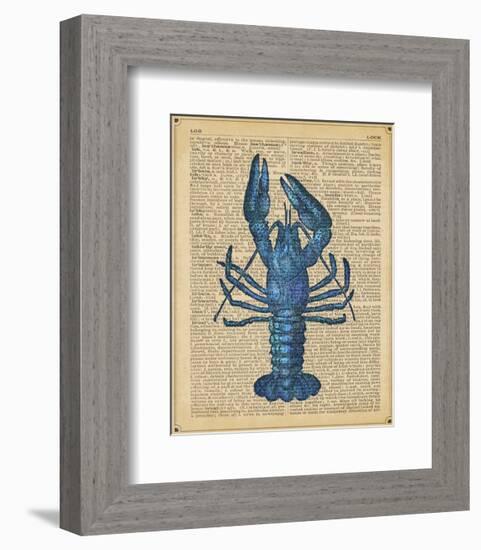 Vintage Lobster-Sparx Studio-Framed Art Print