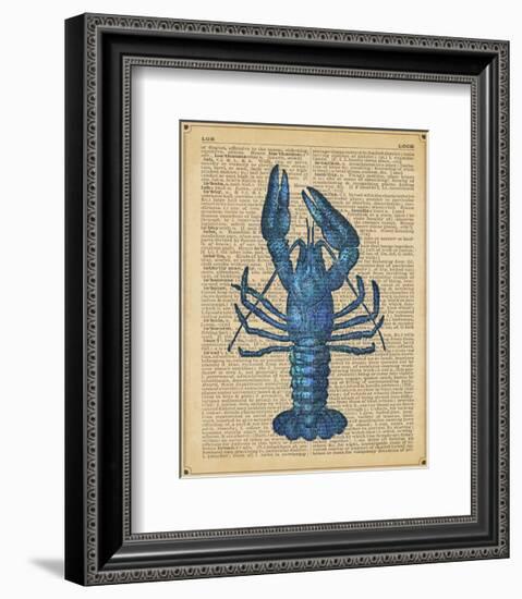 Vintage Lobster-Sparx Studio-Framed Art Print