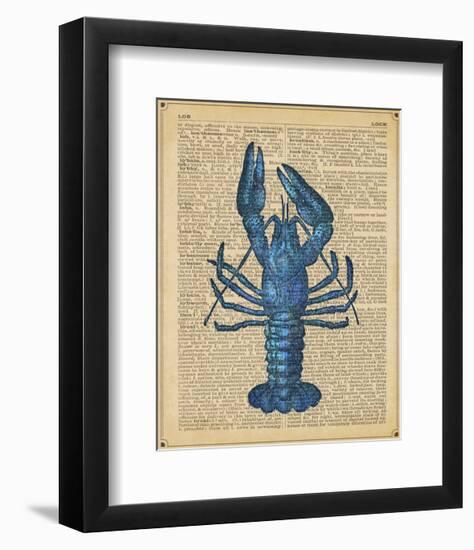Vintage Lobster-Sparx Studio-Framed Art Print