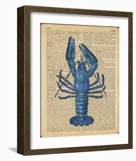 Vintage Lobster-Sparx Studio-Framed Giclee Print