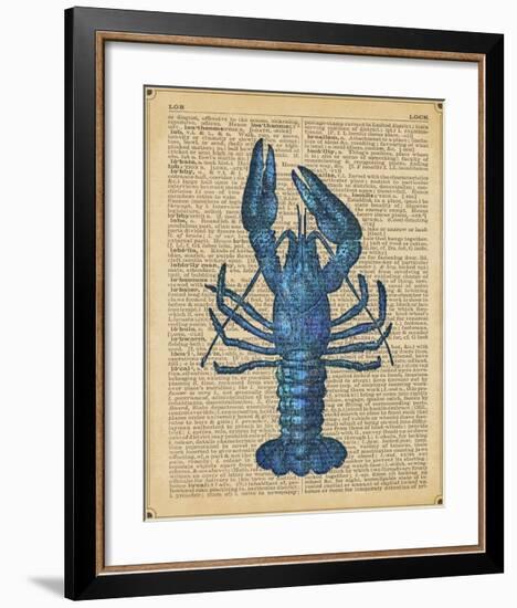 Vintage Lobster-Sparx Studio-Framed Giclee Print