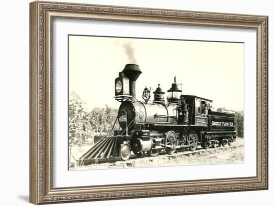 Vintage Locomotive-null-Framed Art Print