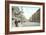 Vintage Main Street, Amsterdam-null-Framed Art Print