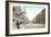 Vintage Main Street, Amsterdam-null-Framed Art Print