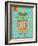 Vintage Mexican Food Poster-avean-Framed Art Print