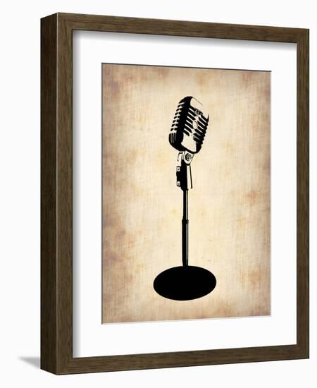 Vintage Microphone-NaxArt-Framed Premium Giclee Print