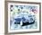 Vintage Mini Cooper-Michael Cheung-Framed Art Print