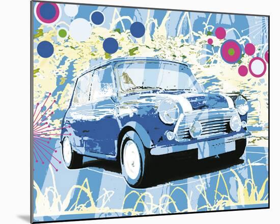 Vintage Mini Cooper-Michael Cheung-Mounted Art Print