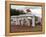 Vintage Mobil Gas Station, Ellensburg, Washington, USA-Nancy & Steve Ross-Framed Premier Image Canvas