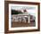 Vintage Mobil Gas Station, Ellensburg, Washington, USA-Nancy & Steve Ross-Framed Photographic Print