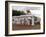 Vintage Mobil Gas Station, Ellensburg, Washington, USA-Nancy & Steve Ross-Framed Photographic Print