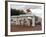 Vintage Mobil Gas Station, Ellensburg, Washington, USA-Nancy & Steve Ross-Framed Photographic Print