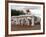 Vintage Mobil Gas Station, Ellensburg, Washington, USA-Nancy & Steve Ross-Framed Photographic Print