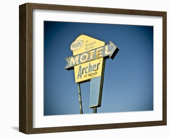 Vintage Motel II-Recapturist-Framed Photographic Print