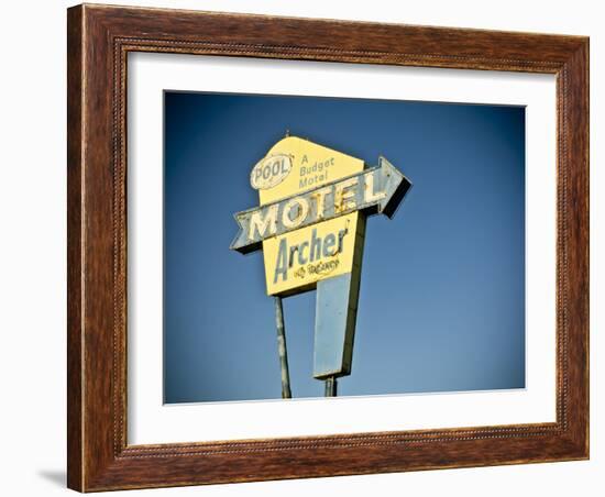 Vintage Motel II-Recapturist-Framed Photographic Print