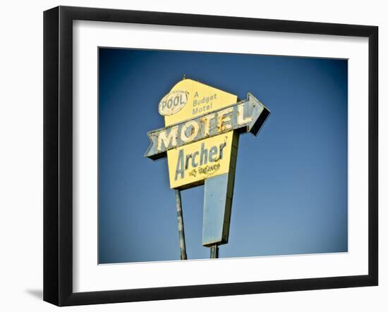 Vintage Motel II-Recapturist-Framed Photographic Print