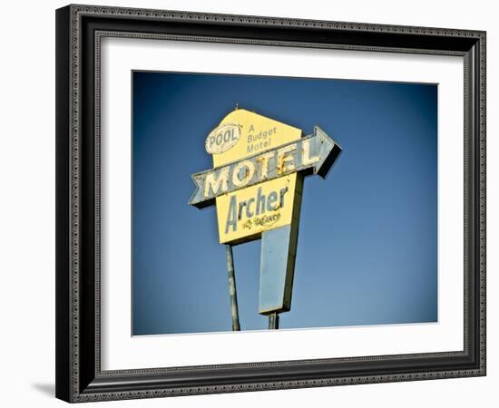 Vintage Motel II-Recapturist-Framed Photographic Print