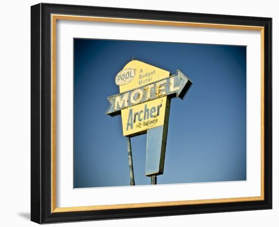 Vintage Motel II-Recapturist-Framed Photographic Print