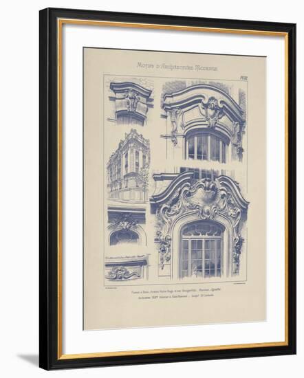 Vintage Motifs d'Architecture I-Schmidt-Framed Giclee Print