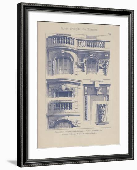 Vintage Motifs d'Architecture II-Schmidt-Framed Giclee Print