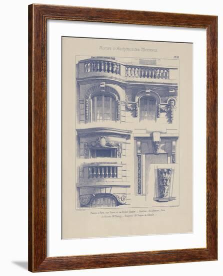 Vintage Motifs d'Architecture II-Schmidt-Framed Giclee Print