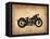 Vintage Motorcycle 1-NaxArt-Framed Stretched Canvas