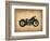 Vintage Motorcycle 1-NaxArt-Framed Art Print