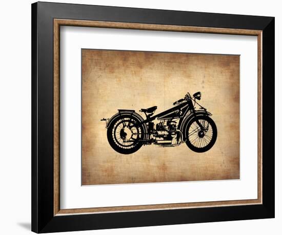 Vintage Motorcycle 1-NaxArt-Framed Art Print