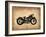 Vintage Motorcycle 1-NaxArt-Framed Art Print