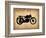 Vintage Motorcycle 2-NaxArt-Framed Art Print