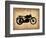 Vintage Motorcycle 2-NaxArt-Framed Art Print