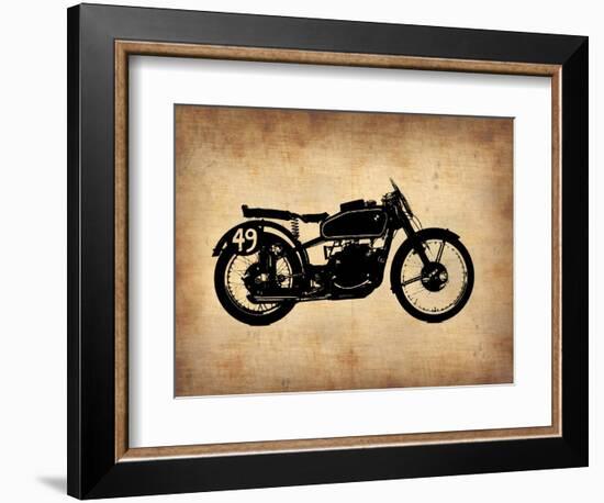 Vintage Motorcycle 2-NaxArt-Framed Art Print